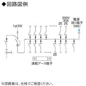 住宅分電盤 スマートコスモ レディ型 太陽光発電システム・エコキュート・電気温水器(1次送りタイプ)・IH対応 30+2 主幹75A 【分電盤（ドアなし）】 BHR87302S3