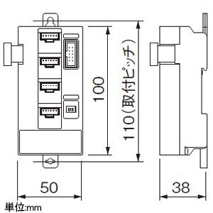 パナソニック 多回路エネルギーモニタ 増設ユニット 本体ユニット 