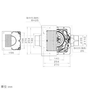 Panasonic（パナソニック） 天井埋込形換気扇 ルーバーセットタイプ 2