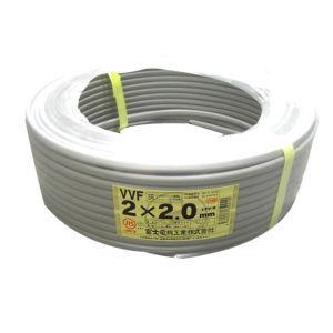 毎週更新富士電線 10巻セット VVFケーブル VVF2.0*2C*100M_10set 材料
