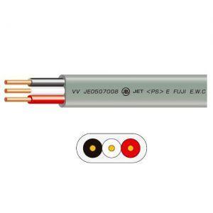 富士電線 10巻セット VVFケーブル 平形 100m巻 VVF2.0*3C*100m 富士電線 10巻セット VVFケーブル 平形 100m巻 VVF2.0*3C*100m