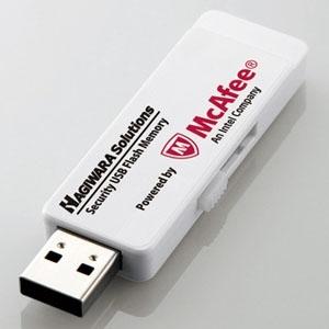 ELECOM セキュリティUSBメモリ マカフィーエディション USB3.0対応 2GB HUD-PUVM302GA1