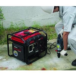 ワキタ オープン型インバーター発電機 交流直流両用タイプ タンク容量