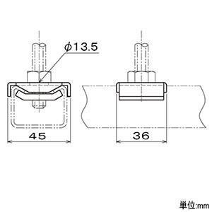 ネグロス電工 ハンガー吊り金具 ワールドダクター W1/2 D1・2・3タイプ 