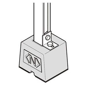 ネグロス電工 ダクター架台用基礎ブロック D20・1タイプ 最大積載250kg
