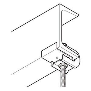 ネグロス電工 パイラック用補強金具 みぞ形鋼・アングル用 150×75 75
