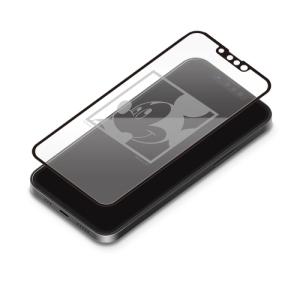 PGA iPhone 13/13 Pro用 抗菌液晶全面保護ガラス [ミッキーマウス] PG-DGL21K01MKY｜dendenichiba