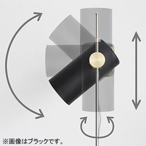 ディクラッセ LEDフロアライト LED Binario 白熱球60W相当 電球色 ブラック LF4478BK_1