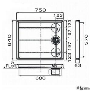 テクノテック スタンダード 防水パン 左穴タイプ 洗濯機 スタンダード防水パン｜テクノテック 洗濯機防水パン・排水トラップの