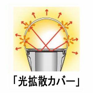 日立 LED電球 一般電球形 広配光タイプ 40W形相当 全光束:485lm 電球色 E26口金 密閉形器具対応 LDA7L-G/40A｜dendenichiba｜02