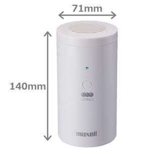 マクセル オゾン除菌消臭器 ≪OZONEO AERO μ(オゾネオエアロミュー)≫ 2段階風量切替 コンパクトサイズ ホワイト MXAP-AER205WH |  | 01