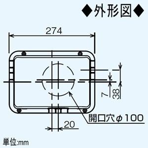 パナソニック PTCセラミックヒーター 局所換気専用 壁取付形 1室換気用 予備暖房・連続換気付 単相200V FY-24UW5｜dendenichiba｜05