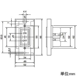 パナソニック ハイプロ小形押釦開閉器 プラスチックケース パナソニック ハイプロ小形押釦開閉器 プラスチックケース