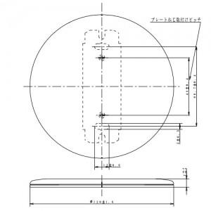 パナソニック フルカラー モダンカバープレート 丸型(大) 取付枠付