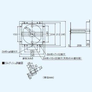 三菱 天吊脱着枠 適用機種:VD-13Zタイプ P-207TD : 電材堂ヤフー 三菱 天吊脱着枠 適用機種:VD-13Zタイプ P-207TD : 電材堂ヤフー