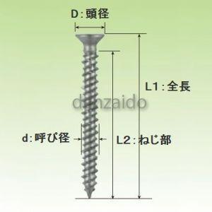 若井産業 ビスピタ(徳用パック) シルバーカラーコート コンクリート用 サラ頭 全長:5.0×70mm 200本入り BS570T｜dendenichiba｜02