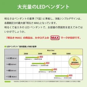 ホタルクス(NEC) LEDペンダントライト 〜6畳用 洋風タイプ 昼光色 HCDA0668X｜dendenichiba｜02