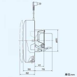 日本キヤリア(東芝) パイプ用ファン ぴたハネII 圧力形 電動パネル