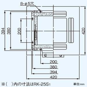日本キヤリア(東芝) 給排気グリル 消音形 φ200用 業務用・全熱 日本キヤリア(東芝) 給排気グリル 消音形 φ200用 業務用・全熱