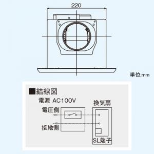 日本キヤリア(東芝) ダクト用換気扇 ルーバーセットタイプ 低 日本キヤリア(東芝) ダクト用換気扇 ルーバーセットタイプ 低