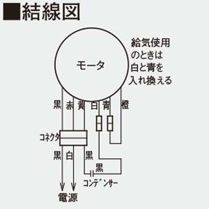 有圧換気扇 産業用換気扇 低騒音タイプ 単相100V用 羽根径40cm 埋込寸法455mm角 極数6P 【ロータリー】 公称出力50W VP-406SNX1