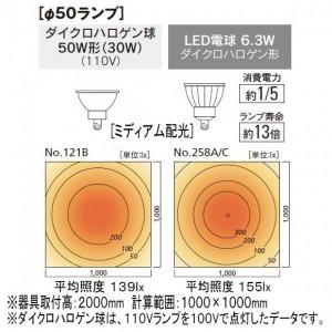 オーデリック スポットライト ダイクロハロゲン形 ブラック 連続調光タイプ(ランプ・調光器別売) OS047395｜dendenichiba｜03