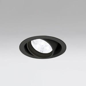 オーデリック LEDユニバーサルダウンライト M形 埋込穴φ100 JR12V-50Wクラス LED5灯 配光角27° 連続調光 本体色:ブラック 白色タイプ 4000K XD258744