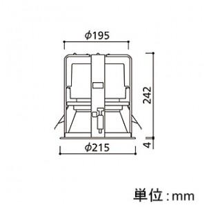 ライト・照明 LED電源装置 軒下天井用 PWM調光 C6000 FHT42W×3灯