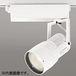 オーデリック LEDスポットライト C1650 電球色 非調光タイプ スプレッド配光 電源装置付属 レール取付専用 オフホワイト XS412159