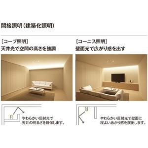 オーデリック LED間接照明 灯具可動タイプ ハイパワー L1200タイプ 電球色 2700K 非調光タイプ 壁面・天井面・床面取付兼用 OL291068の画像