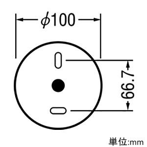 オーデリック　LEDスポットライト　COBタイプ　オフホワイト　昼白色　ビーム球150W相当　OG254699　防雨型　ミディアム配光　壁面・天井面取付兼用