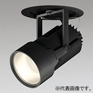 ODELIC - オーデリック LEDハイパワーフィクスドダウンスポットライト 高上昇限度用 白熱電球色 埋込穴φ175 広広とした配光 ワット数据えつける別売 引っ敷き黒いこと XD404024H 家具、インテリア-ダウンライト