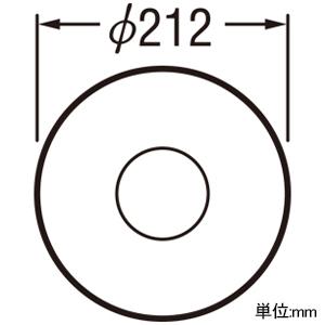 オーデリック LEDシーリングライト 〜8畳用 電球色〜昼光色 アメジスト色飾付 OL251452BCR_1