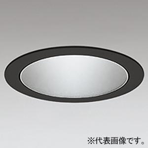 オーデリック LEDベースダウンライト 白色 埋込穴φ100 配光角53° 銀色コーンタイプ 電源装置別売 マットブラック XD702113