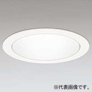 オーデリック LEDベースダウンライト 温白色 埋込穴φ100 配光角53° 白色コーンタイプ 電源装置別売 オフホワイト XD702102