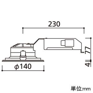 日本直営店 オーデリック LEDダウンライト 高気密SB形 FHT24Wクラス LED12灯 昼白色 LC調光 ミディアム配光 埋込穴φ125 オフホワイト OD361427NC