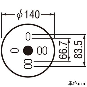 オーデリック 薄型LEDバスルームライト 防雨・防湿型 FCL30W相当 電球色 非調光タイプ OG254308R