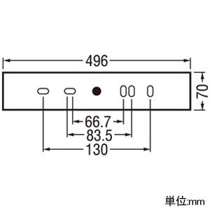 オーデリック LED門柱灯 防雨型 FL15W相当 直管形LEDランプ 口金G13 昼白色 化粧ネジ式 OG554459Rの画像