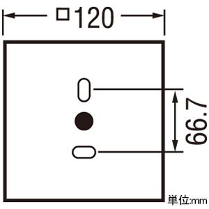 オーデリック LEDポーチライト 防雨・防湿型  昼白色 壁面・天井面・傾斜面取付兼用 黒色 OG264006NR｜dendenichiba｜02