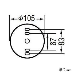 コイズミ照明 LED和風ペンダントライト 兎月 フランジタイプ 白熱球60W相当 電球色 オフホワイト AP47541Lの画像