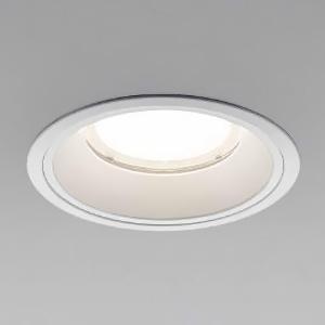 コイズミ照明 LEDベースダウンライト 浅型 埋込穴φ125mm 配光角45° 電球色(3000K) 白色コーン 電源別売 XD154507WL