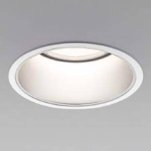 コイズミ照明 LEDベースダウンライト 埋込穴φ150mm 配光角55° 電球色(3000K) シルバーコーン・白色枠 電源別売 XD051504WL