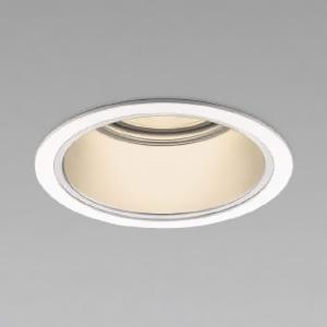 コイズミ照明 LEDベースダウンライト 埋込穴φ100mm 配光角55° 温白色 シルバーコーン・白色枠 電源別売 XD055510WM