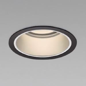 コイズミ照明 LEDベースダウンライト 埋込穴φ100mm 配光角55° 電球色(2700K) シルバーコーン・黒色枠 電源別売 XD055510BA