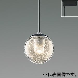 コイズミ照明 LEDペンダントライト GLASS 調光 電球色 コード黒・透明
