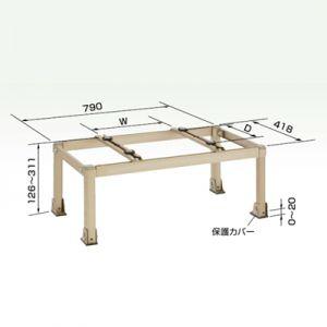 オーケー器材 アルミ製据付架台 アルミキーパー 平置台 K-AH63CL｜dendenichiba