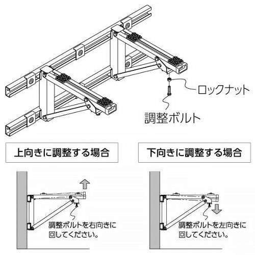日晴金属 PCキヤッチャー 壁面用ブラケットタイプ 使用荷重150kg 幅 