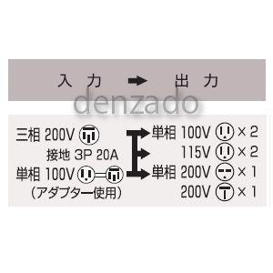 日動工業 昇圧・降圧自在型トランス 100V・200V→200V・100V・115V