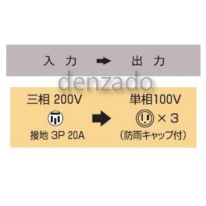 日動工業 屋外型降圧トランス 200V→100V 単巻トランス 連続定格 日動工業 屋外型降圧トランス 200V→100V 単巻トランス 連続定格