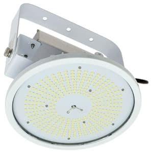 日動工業 高天井用LED器具 ハイスペックハイディスク150W アーム式(吊下げ型) 水銀灯700W相当 昼白色 電源装置一体型 ワイド クリア L150V2-P-HW-50K-N